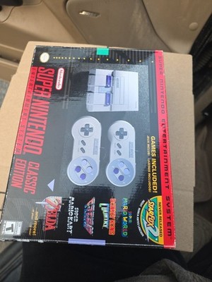 super nintendo entertainment system never opened