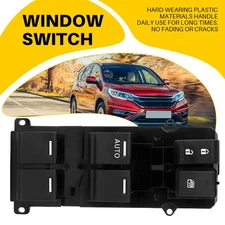 For 11-2013 Honda CR-V Driver Side Master Power Window Control Switch Left Black