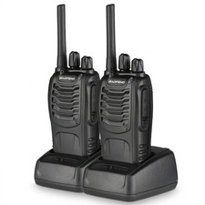 2 Pack Long Range Walkie Talkies Rechargeable 2 Way PMR Radio Portable Radios