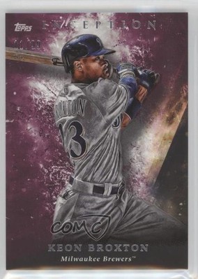 2018 Topps Inception Magenta 11/99 Keon Broxton #29 1v3