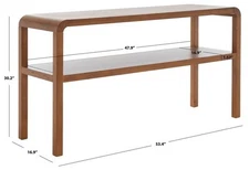 Safavieh OMARA 2 TIER CONSOLE TABLE, Reduced Price 2172772350 CNS1500B