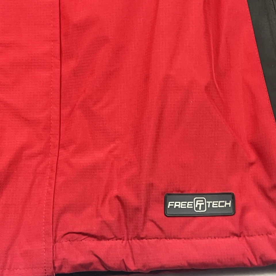 Freetech Outerwear Capucha Forrada Rojo Gris Negro Invierno Chaqueta Abrigo Para Hombre Grande Foto 2 de 4