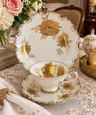 Schumann Arzberg Bavaria Porzellan Kaffee-Tee-Gedeck   Dekor Nr. 23