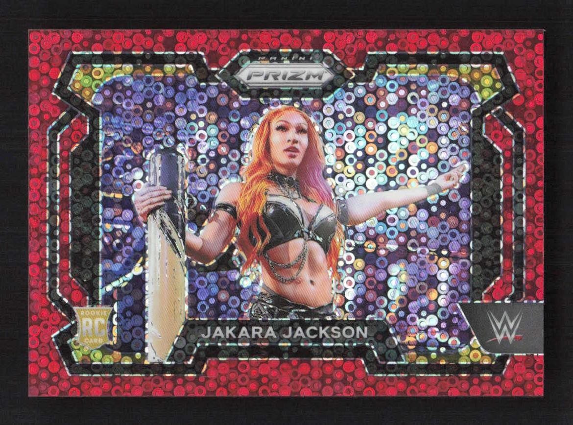Jakara Jackson 2024 Panini Prizm WWE Under Card Red Prizms #/99 #12