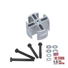 2 Inch Mill Finish Fan Spacer Kit, Fan Spacer (14556), Car Parts, Silver