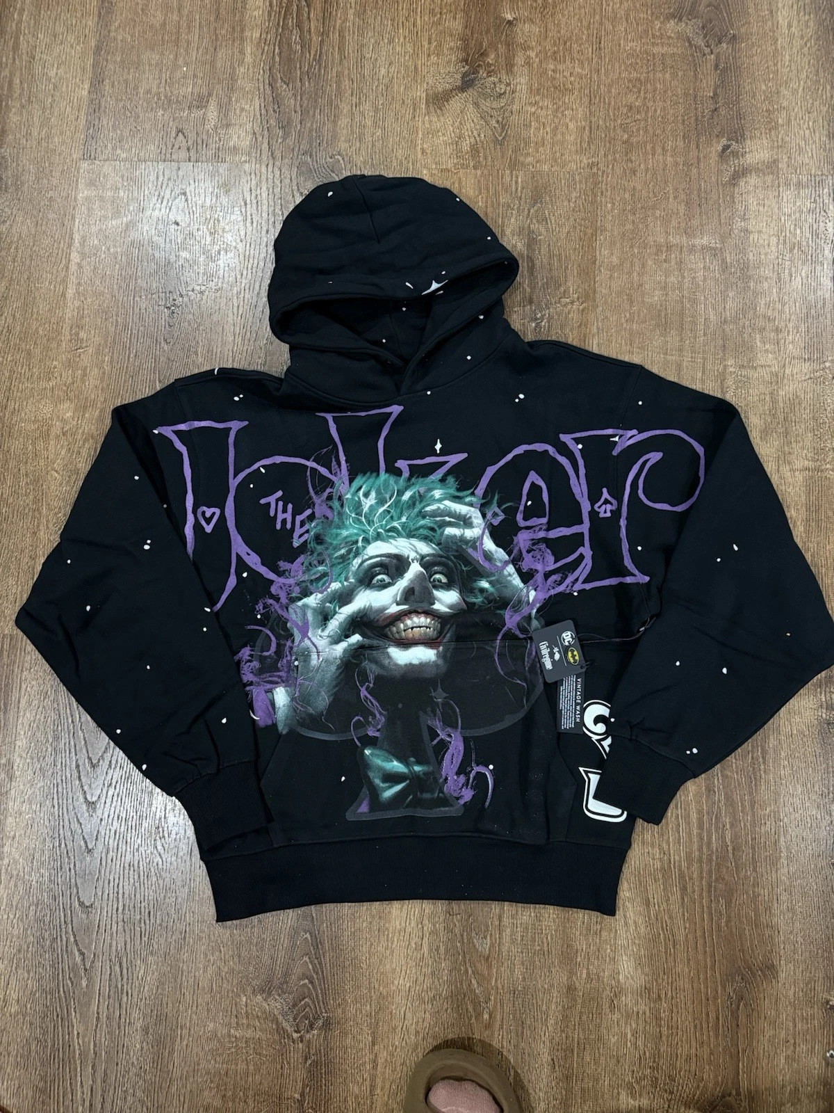 Civil Regime Joker hoodie in black and purple size medium