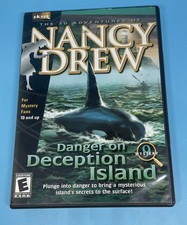 Nancy Drew Danger on Deception Island PC Game Complete CD ROM Manual