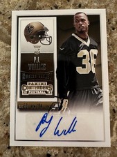 2015 PJ Williams Panini Contenders Rookie Ticket Auto #129 New Orleans Saints