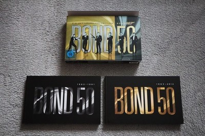 JAMES BOND 007 - 50 Jahre - die Jubiläums Collection auf Blu-ray - fast wie neu