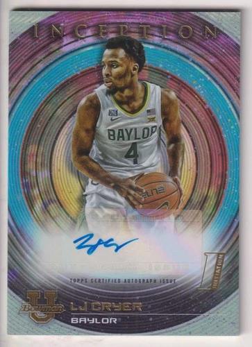LJ CRYER 2022-23 BOWMAN U INCEPTION BASKETBALL AUTOGRAPH AUTO CARD #BIA-LC