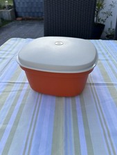 Tupperware Siebservierer 3 teilig  Nudelkocher Sieb Nudelsieb orange