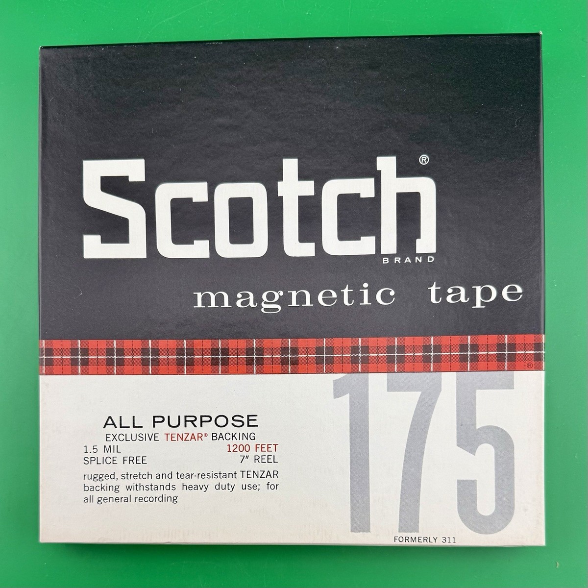 3X) Scotch 175 Magnetic Heavy Duty Recording Tape 7 x 1/4 x 1200