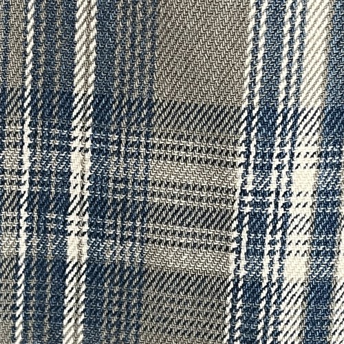 Vintage Levis Jeanshemd Herren XL blau & grau kariert langarm Knopfleiste LESEN - Bild 5 von 12