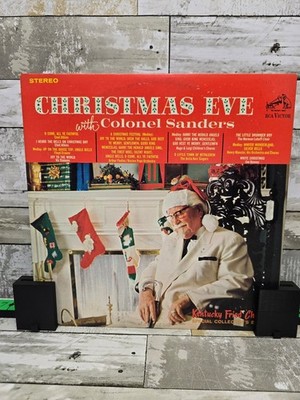 Colonel Sanders   Christmas Eve LP Record 1967 RCA Victor Christmas 33 RPM