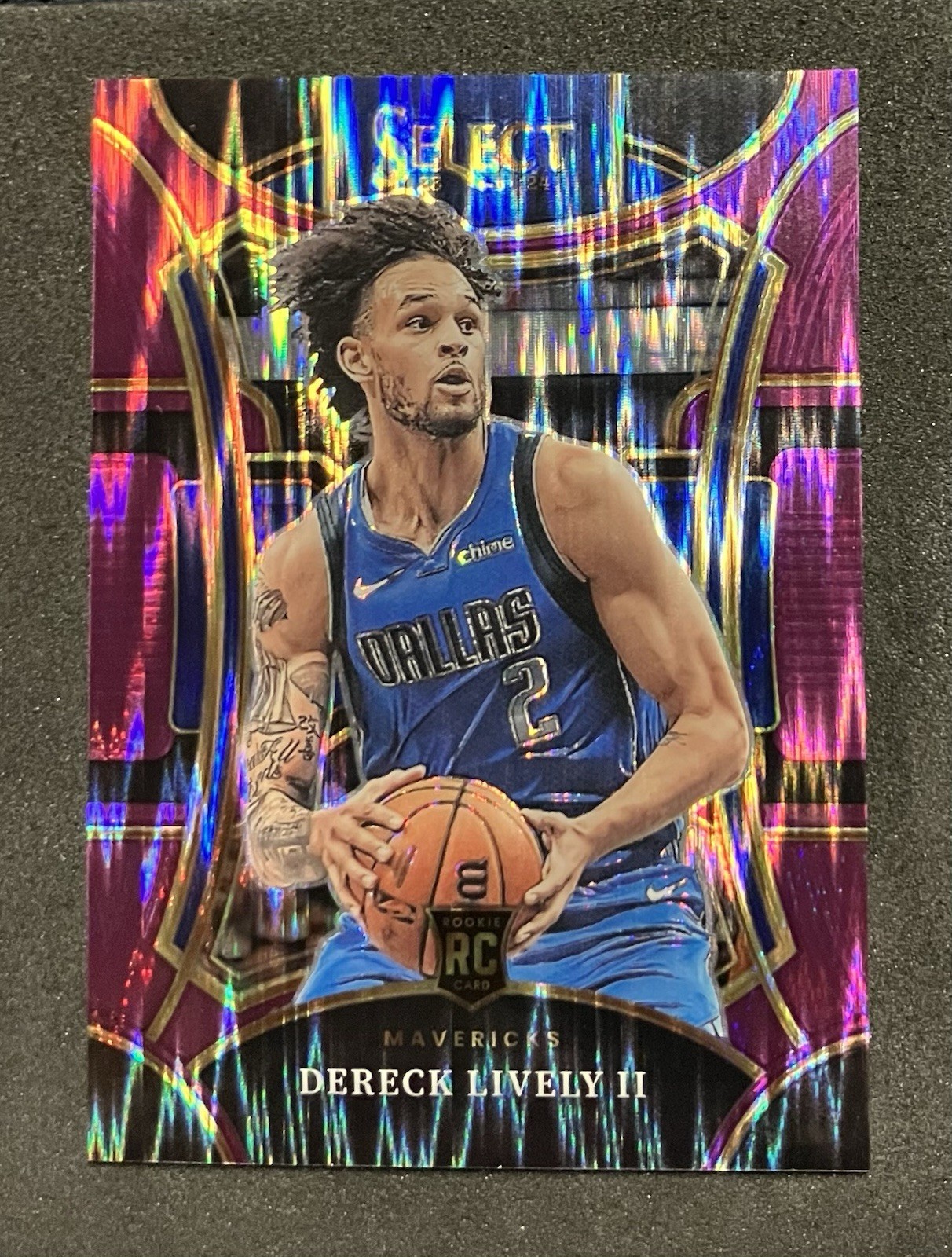 2023-24 Select - Mezzanine Level Dereck Lively #313 Purple Flash Prizm /175