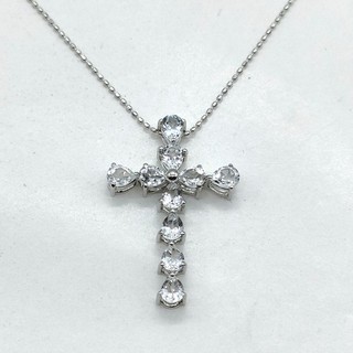 Collana gioiello oro bianco 2 2 ct 3150829