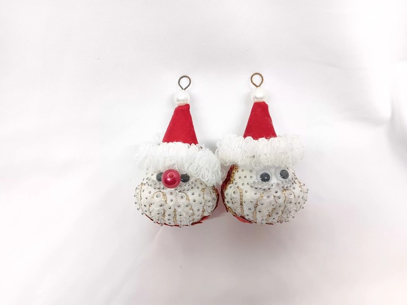 Vintage Sequin Christmas Tree Ornaments