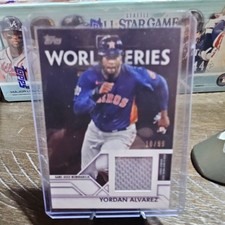 Topps 2023 World Series Champion Relic Yordan Alvarez #WCR-YA 10/99 Astros