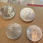 American Silver Eagles. Lot of 4.