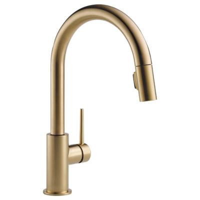 Delta Trinsic 9159-CZ-DST Pull-Down Kitchen Faucet - Champagne Bronze