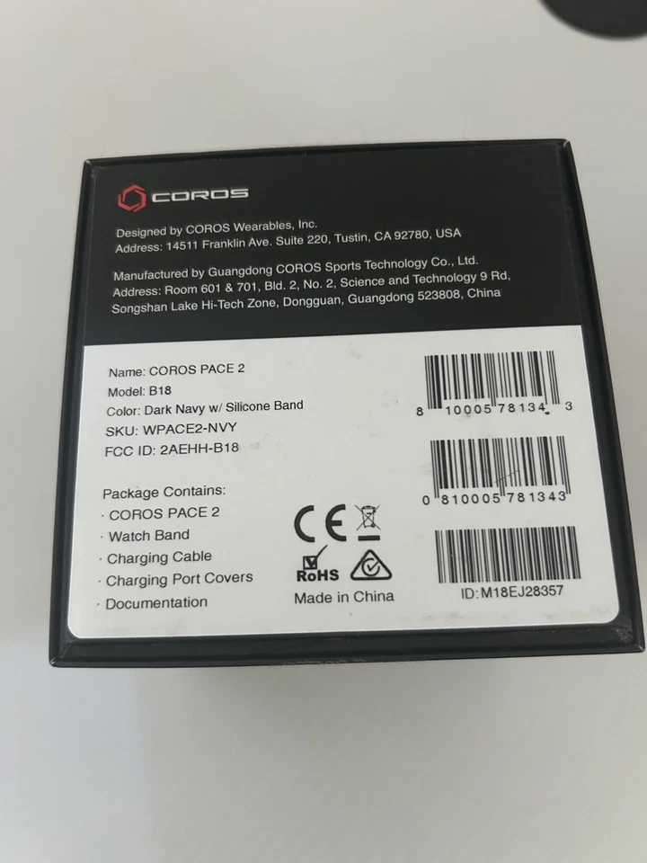 Coros PACE 2 Premium GPS Sport Watch B18 ( WPACE2-NVY ) - Dark Navy *TOP* - Bild 4 von 4