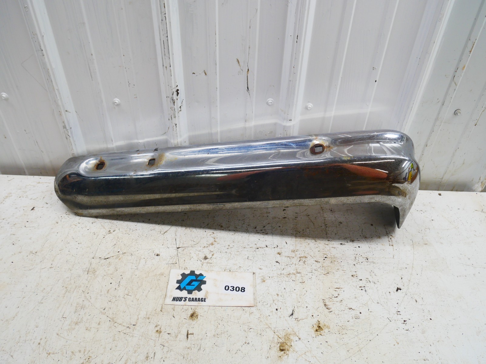 74-79 Jeep Grand Wagoneer Front Passenger Side Chrome Bumper Piece