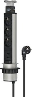 Brennenstuhl 1396200013 Tower Power Usb-Charger Tischsteckdosenleiste 3-Fach Neu