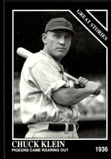 1992 Conlon Collection TSN Chuck Klein Philadelphia Phillies #438