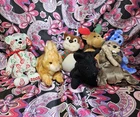 7x  BEANIE BABIES LOT ~ Creased Tag MWCT ~ TY Plush Stuffed Animal VTG