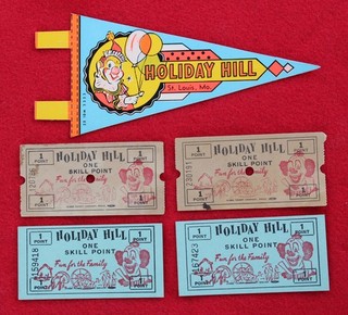 Holiday Hill Amusement Park St. Louis MO Misc Lot.