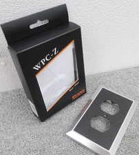 OYAIDE WPC-Z Wall Outlet Base Plate Aluminum  Carbon Audio Grade Made in Japan