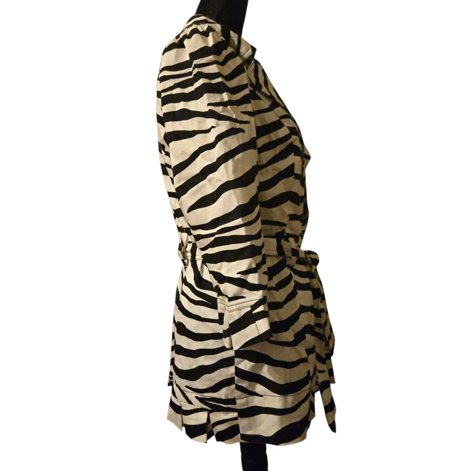 Chaqueta Y2K Heart Soul L Abrigo Doble Pecho Guisante Cebra Preppy Mob Esposa Foto 3 de 4