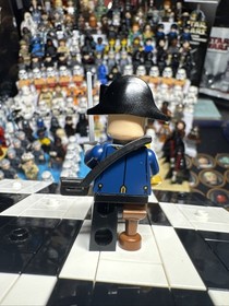 LEGO Pirates of the Caribbean Hector Barbossa Minifigure Dark Blue Uniform  4192
