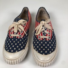 Vintage Keds Original Womens Size 8.5 M / 39.5 American Flag Canvas Sneakers USA