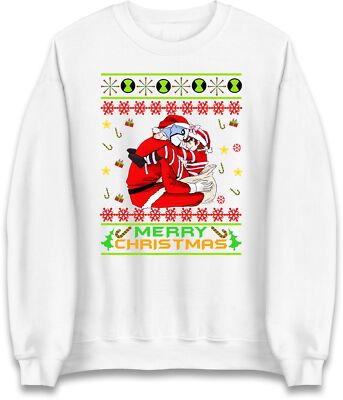 Famous Super Hero Christmas Sweatshirt,Offensive Christmas Jumper,Christmas  Gift UK