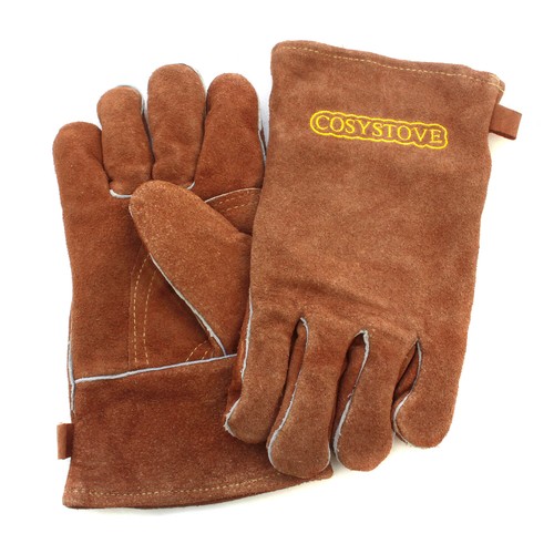 Cosystove Stove Gloves Woodburning Heat Resistant Burner Gauntlets Pair