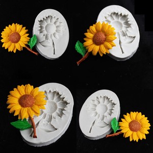 DIY Sunflower Silicone Fondant Mold Candy Cake Chocolate Decorating Baking Mould