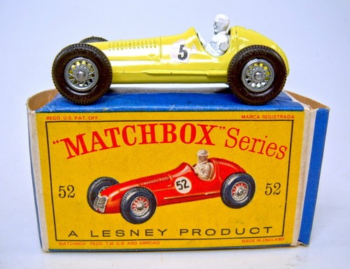 Matchbox 52 A Maserati reproduction metal driver Unpainted Lesney Moko - Picture 3 of 5