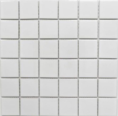 Céramique Mosaïque Blanc Carreau Brillant Mur Cuisine Bain Douche 14-0111 _F