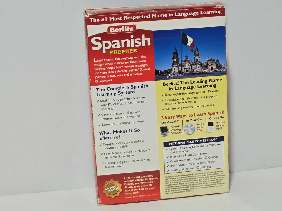 Berlitz Spanish Premier Language Course – BRAND NEW – Software, & Audio CDs - Image 2 of 3