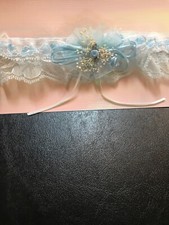 NEW WEDDING GARTER, FROM LOCAL WEDDING SHOP, NOW CLOSED. MANY LISTED. GRY-99-4