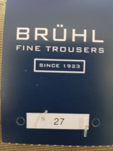 BRÜHL Herren Hose Stretch Baumwolle khaki Gr. 27 NEU UVP 79,95€ - Bild 10 von 11