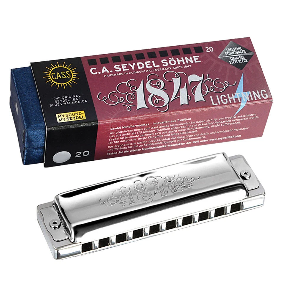 Richter-Mundharmonika C.A. Seydel Söhne Blues 1847 Lightning LF Richter Mundharm
