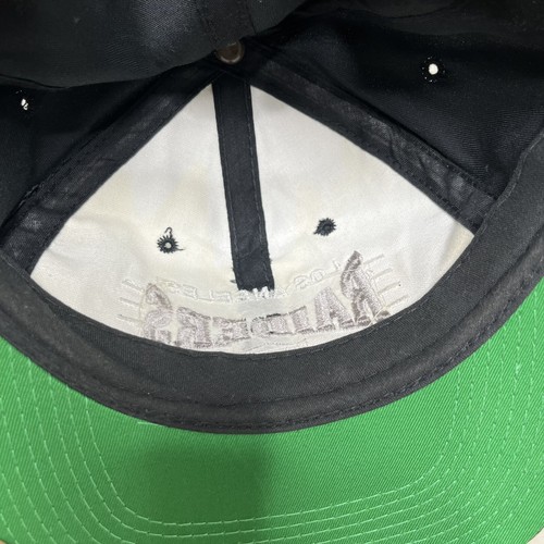 Los Angeles Raiders Youngan Split Bar Style Snapback Hat Vintage Team NFL OSFA - Picture 10 of 11