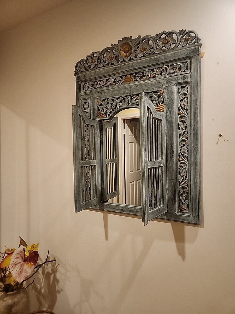 Windows With Mirror Bali Thai Singapore Style | eBay