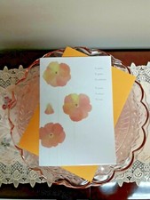 With Deep Sympathy For Loss Yellow Foil Watercolor Flowers Theme Hallmark Card