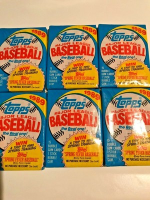 1989 topps baseball wax