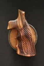 Smith & Wesson K/L Round Conv Dragonscale/Stipple Print Band Choice Top All Wood