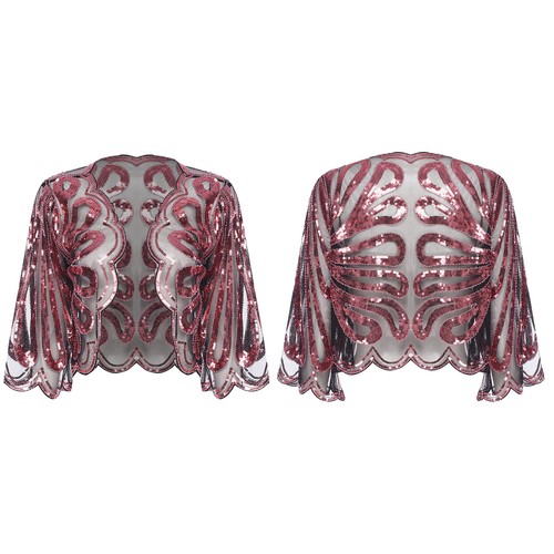 Damen Kleidungs-Zubehör Modisch Bolero Glänzend Schal Feminin Capelet Trendy - Bild 56 von 78