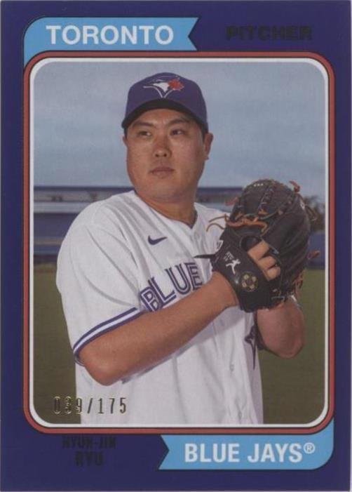 2020 Topps Archives - 1974 Topps Hyun-Jin Ryu #177 Purple /175 for sale ...